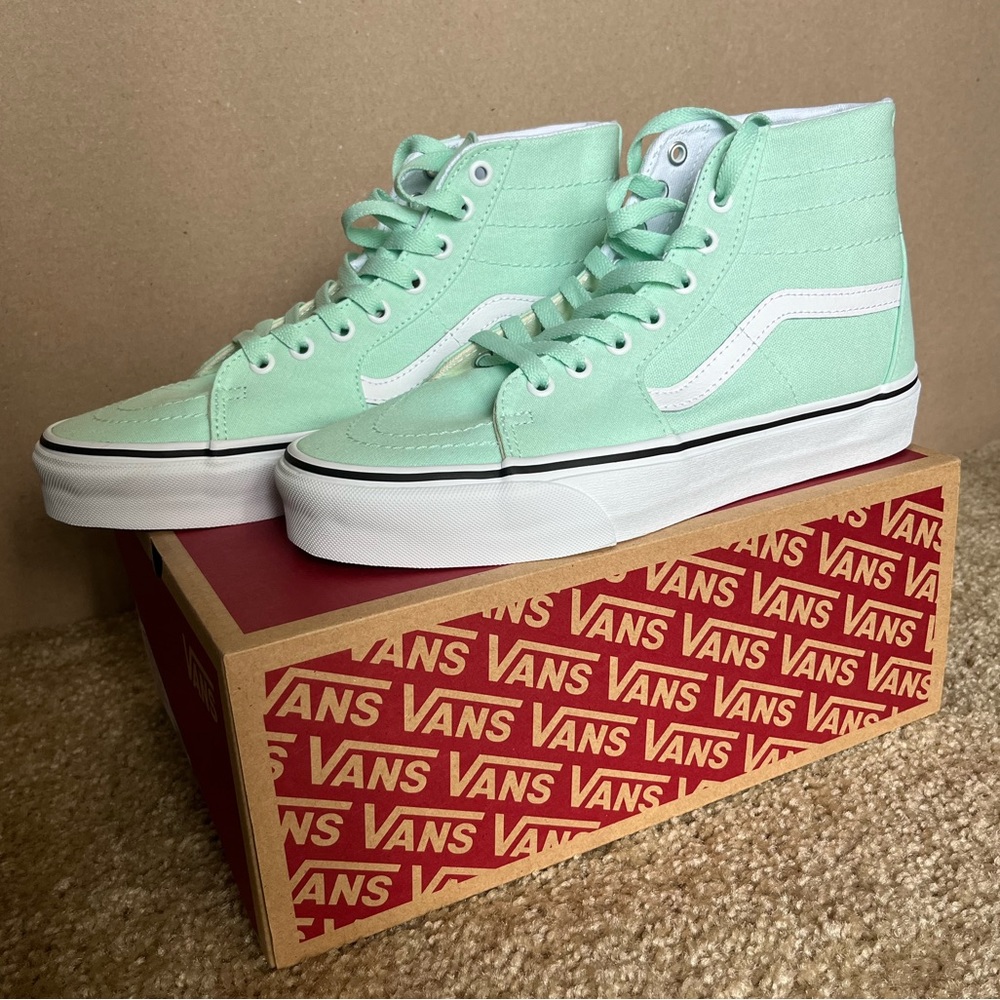 Mint Vans Sk8-Hi (Men's 8/Women's 9.5)